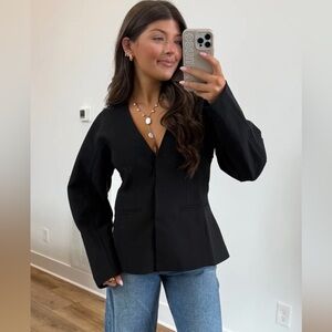 Shop The Muse The Holiday Gala Top Black Small BNWT